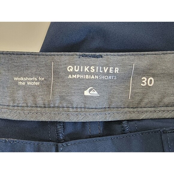 Quicksilver Amphibian‎ Shorts Men's 30 Navy Dryflight Water Repellent Hybrid 10" - Picture 3 of 7